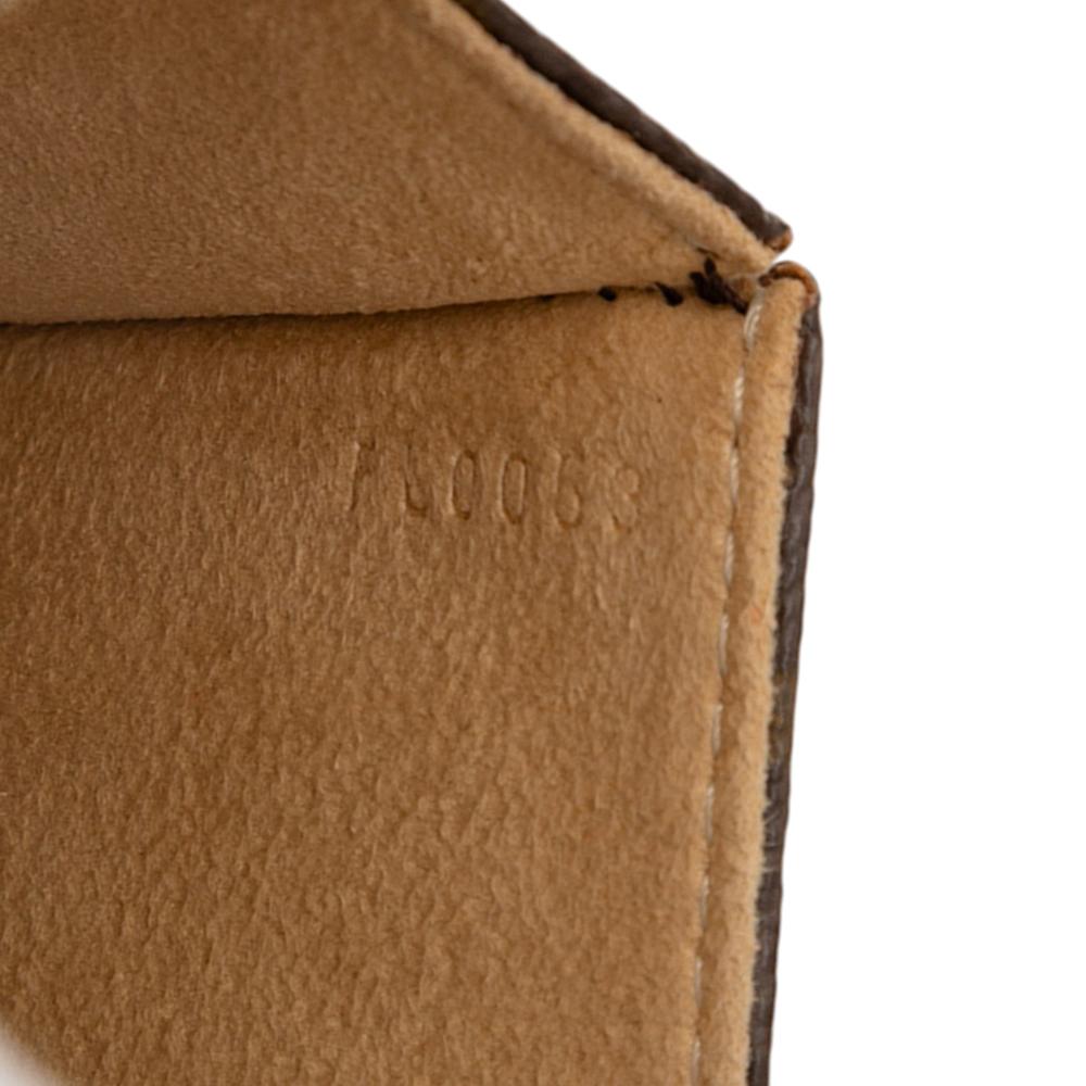 Louis Vuitton B Louis Vuitton Brown Monogram Canvas Fabric Monogram Pochette Florentine France