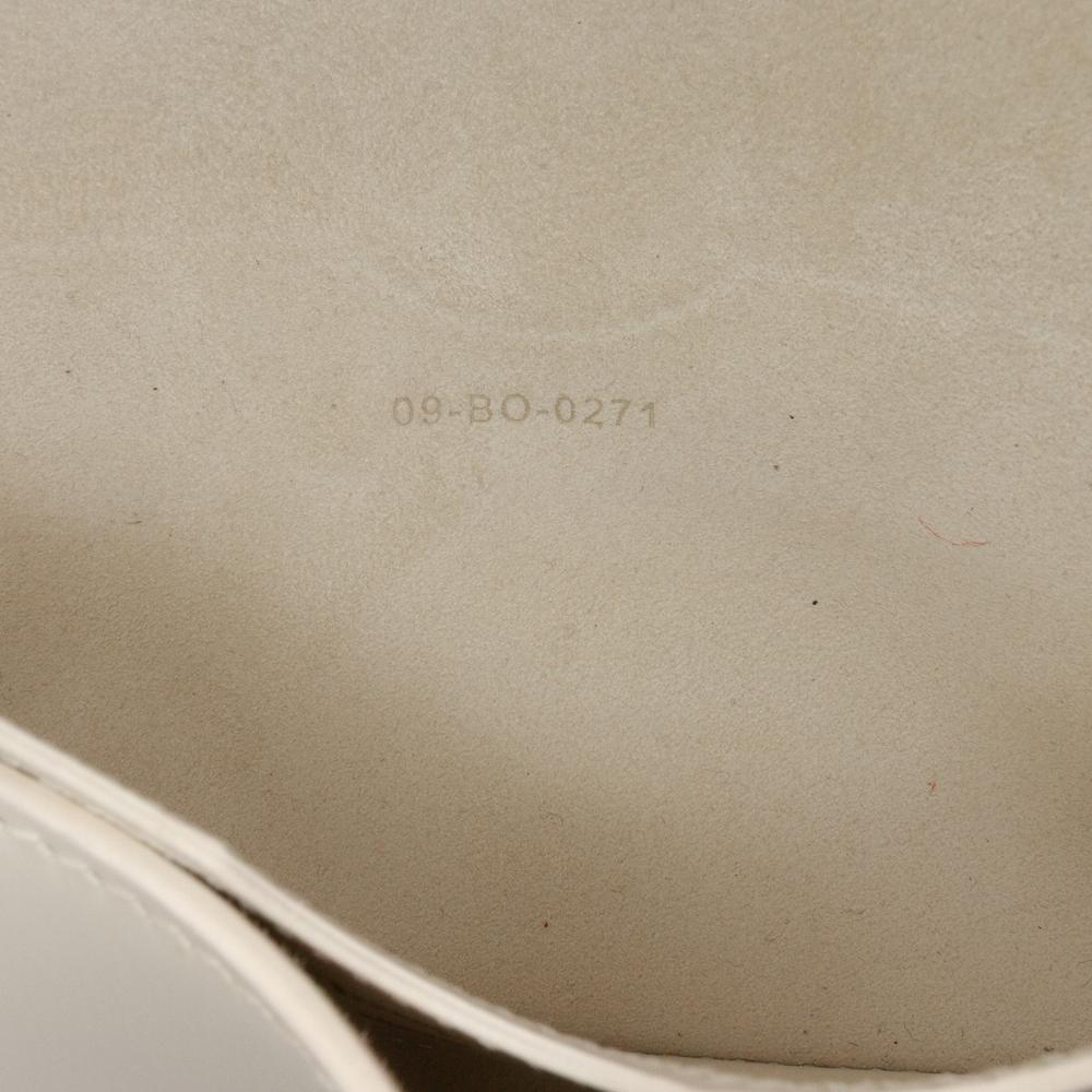 Christian Dior B Dior White Calf Leather Large Smooth skin Bobby Crossbody Italy