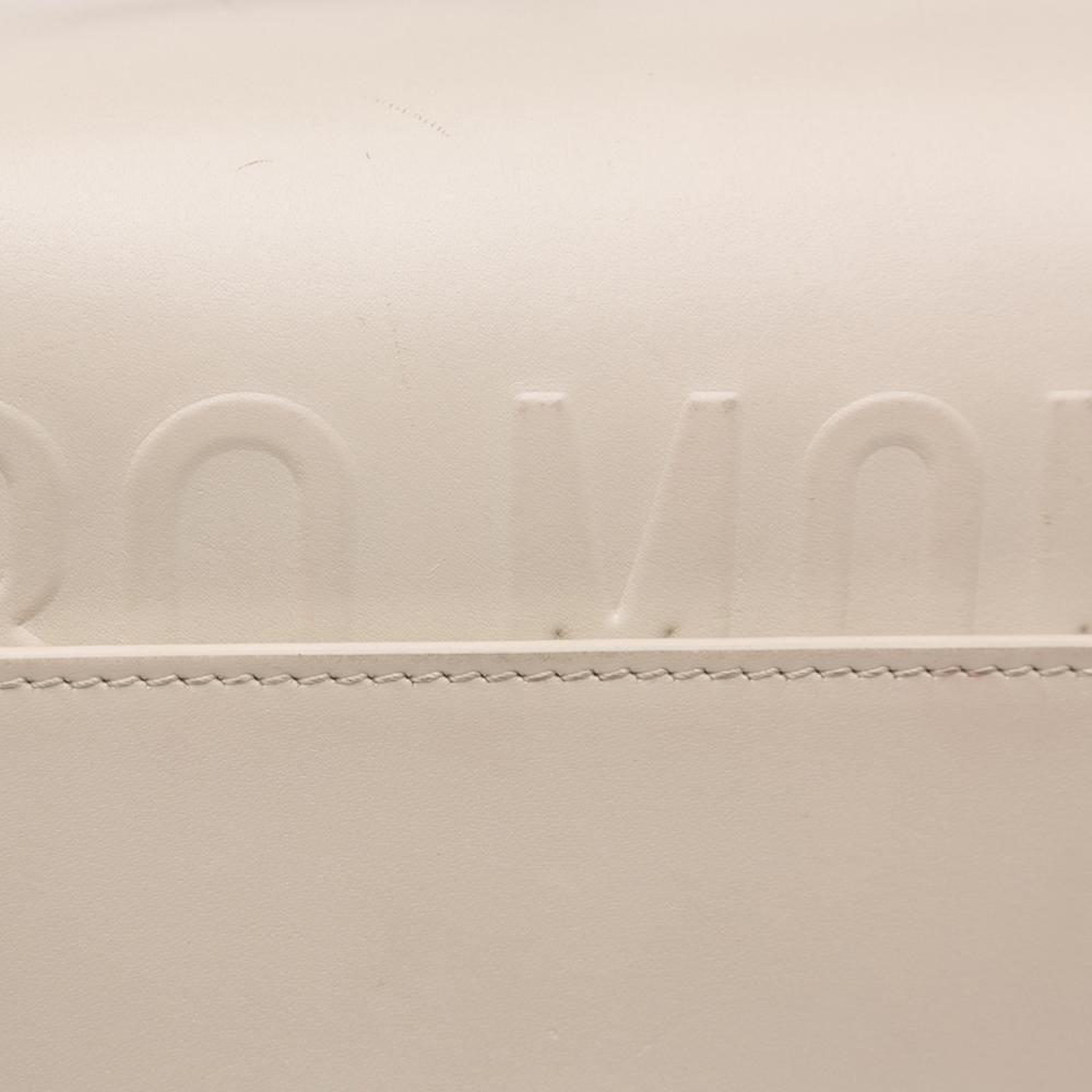 Christian Dior B Dior White Calf Leather Large Smooth skin Bobby Crossbody Italy