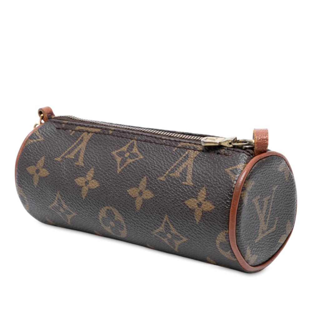 Louis Vuitton B Louis Vuitton Brown Monogram Canvas Fabric Monogram Papillon Pochette France