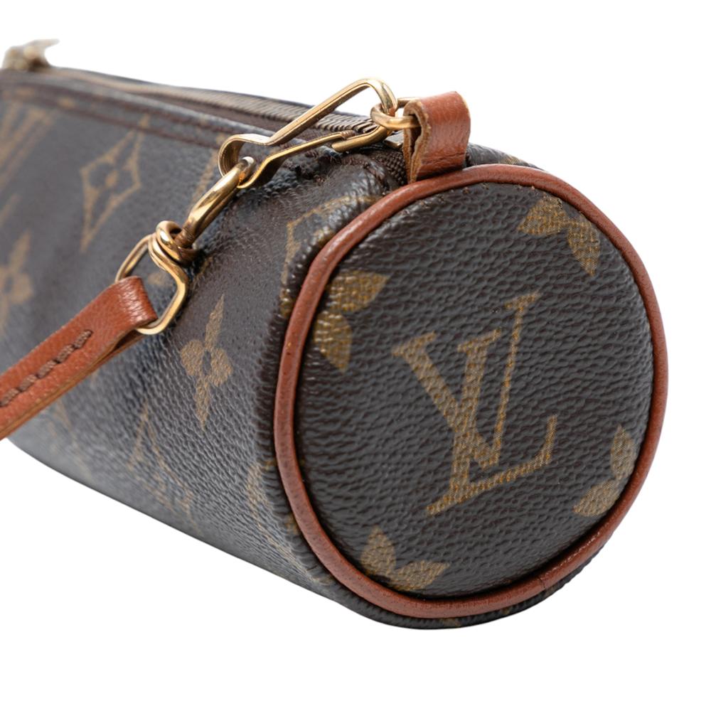 Louis Vuitton B Louis Vuitton Brown Monogram Canvas Fabric Monogram Papillon Pochette France