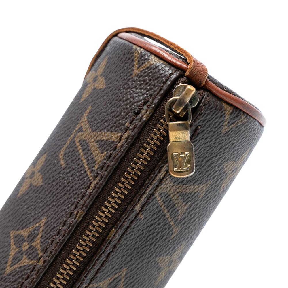 Louis Vuitton B Louis Vuitton Brown Monogram Canvas Fabric Monogram Papillon Pochette France