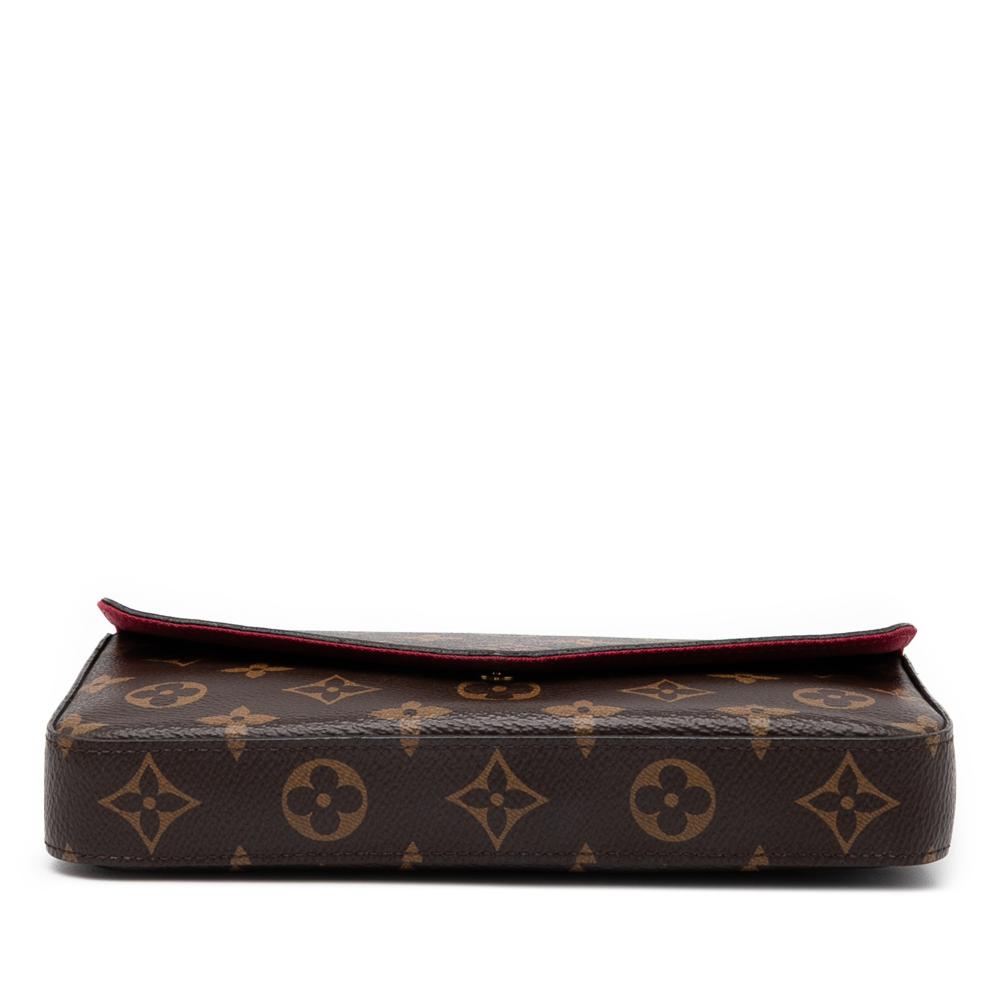 Louis Vuitton B Louis Vuitton Brown Monogram Canvas Fabric Monogram Pochette Felicie France