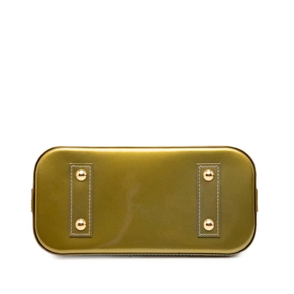 Louis Vuitton AB Louis Vuitton Green Olive Green Vernis Leather Leather Monogram Vernis Alma BB France