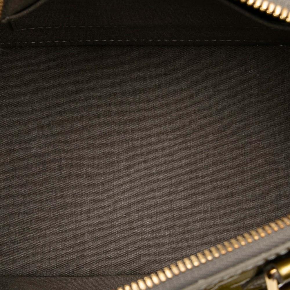 Louis Vuitton AB Louis Vuitton Green Olive Green Vernis Leather Leather Monogram Vernis Alma BB France