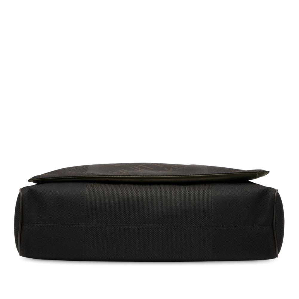 Louis Vuitton B Louis Vuitton Black Canvas Fabric Damier Geant Messenger Bag France