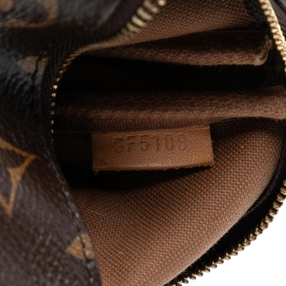 Louis Vuitton AB Louis Vuitton Brown Monogram Canvas Fabric Monogram Mini Pochette Accessoires France