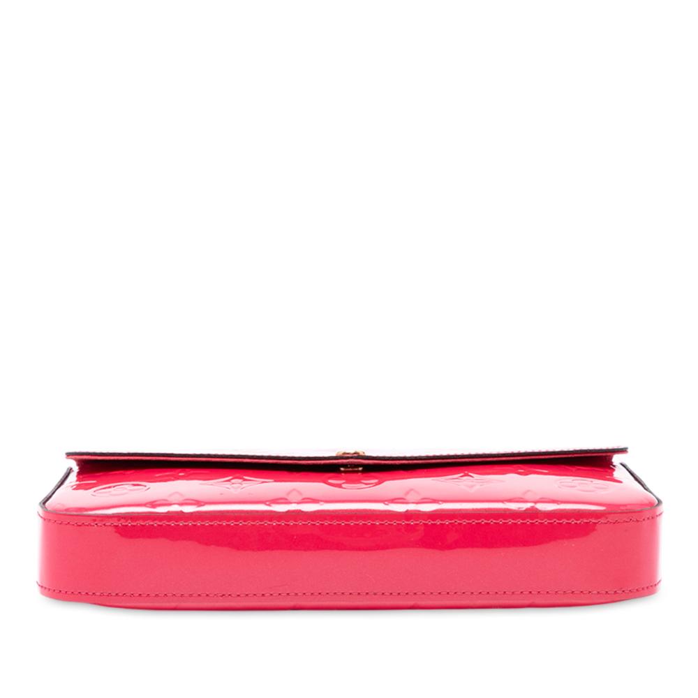 Louis Vuitton AB Louis Vuitton Pink Hot Pink Vernis Leather Leather Monogram Vernis Pochette Felicie France