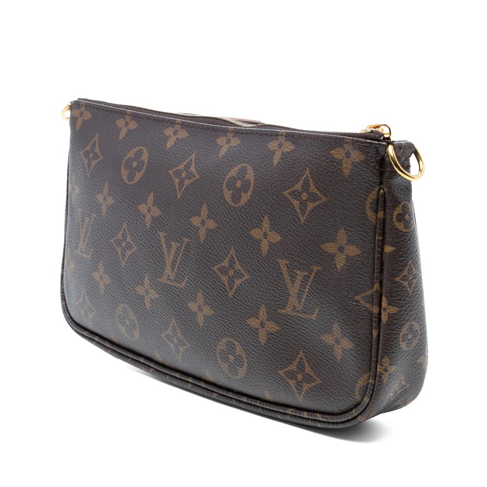 Louis Vuitton B Louis Vuitton Brown Monogram Canvas Fabric Monogram Multi Pochette Accessoires Spain