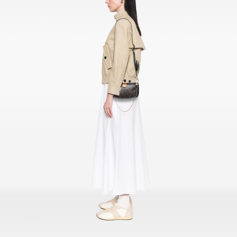 Louis Vuitton B Louis Vuitton Brown Monogram Canvas Fabric Monogram Multi Pochette Accessoires Spain