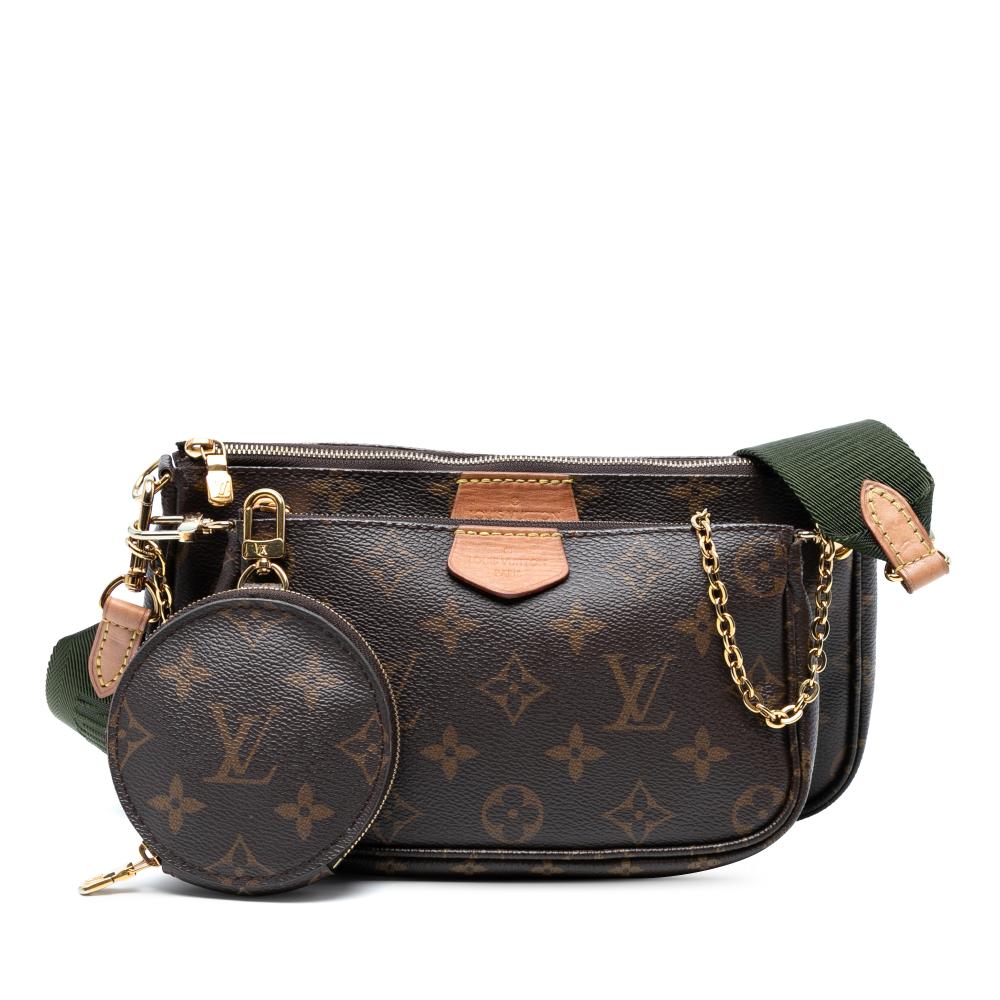 Louis Vuitton B Louis Vuitton Brown Monogram Canvas Fabric Monogram Multi Pochette Accessoires Spain