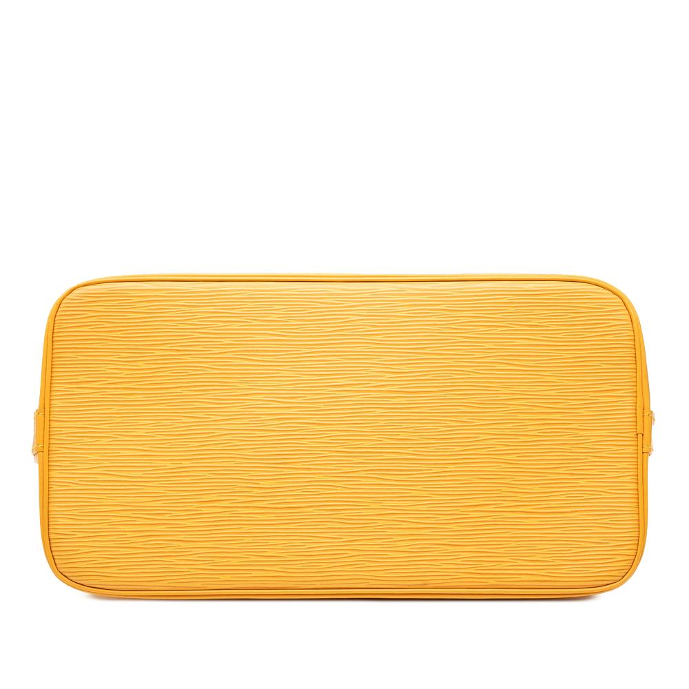 Louis Vuitton AB Louis Vuitton Yellow Epi Leather Leather Epi Alma PM France