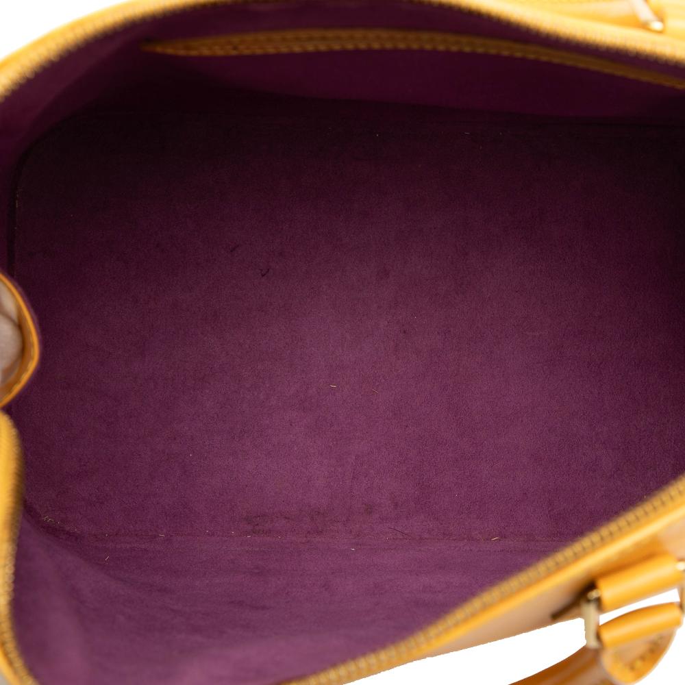 Louis Vuitton AB Louis Vuitton Yellow Epi Leather Leather Epi Alma PM France