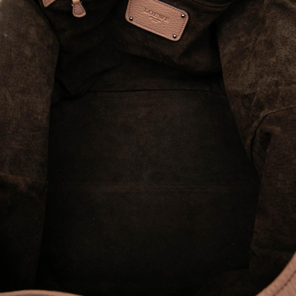 Loewe B LOEWE Brown Nude Calf Leather skin Calle Lock Shoulder Bag Spain