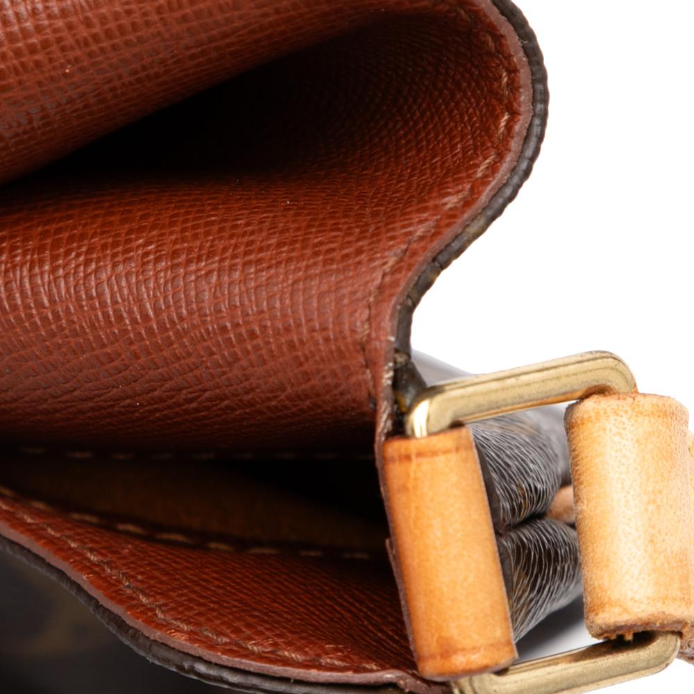 Louis Vuitton B Louis Vuitton Brown Monogram Canvas Fabric Monogram Musette Tango Short Strap United States