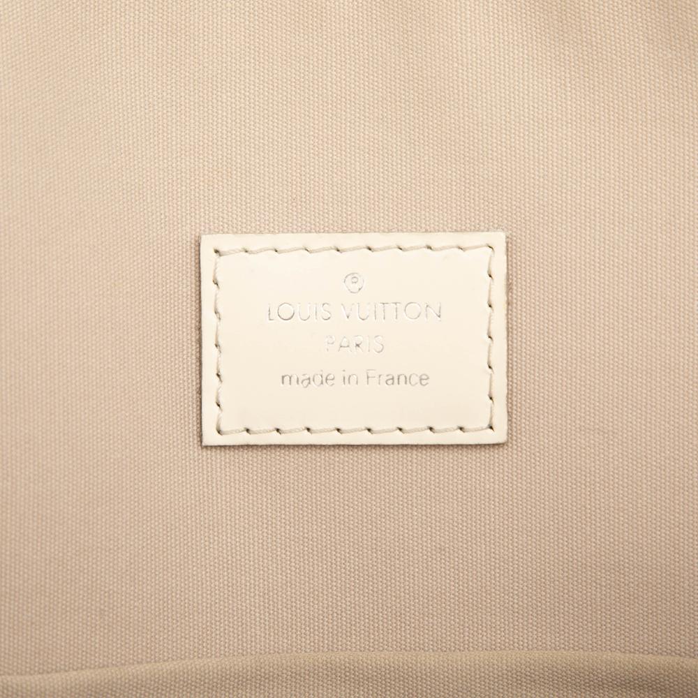 Louis Vuitton B Louis Vuitton White Epi Leather Leather Epi Lockit Vertical France