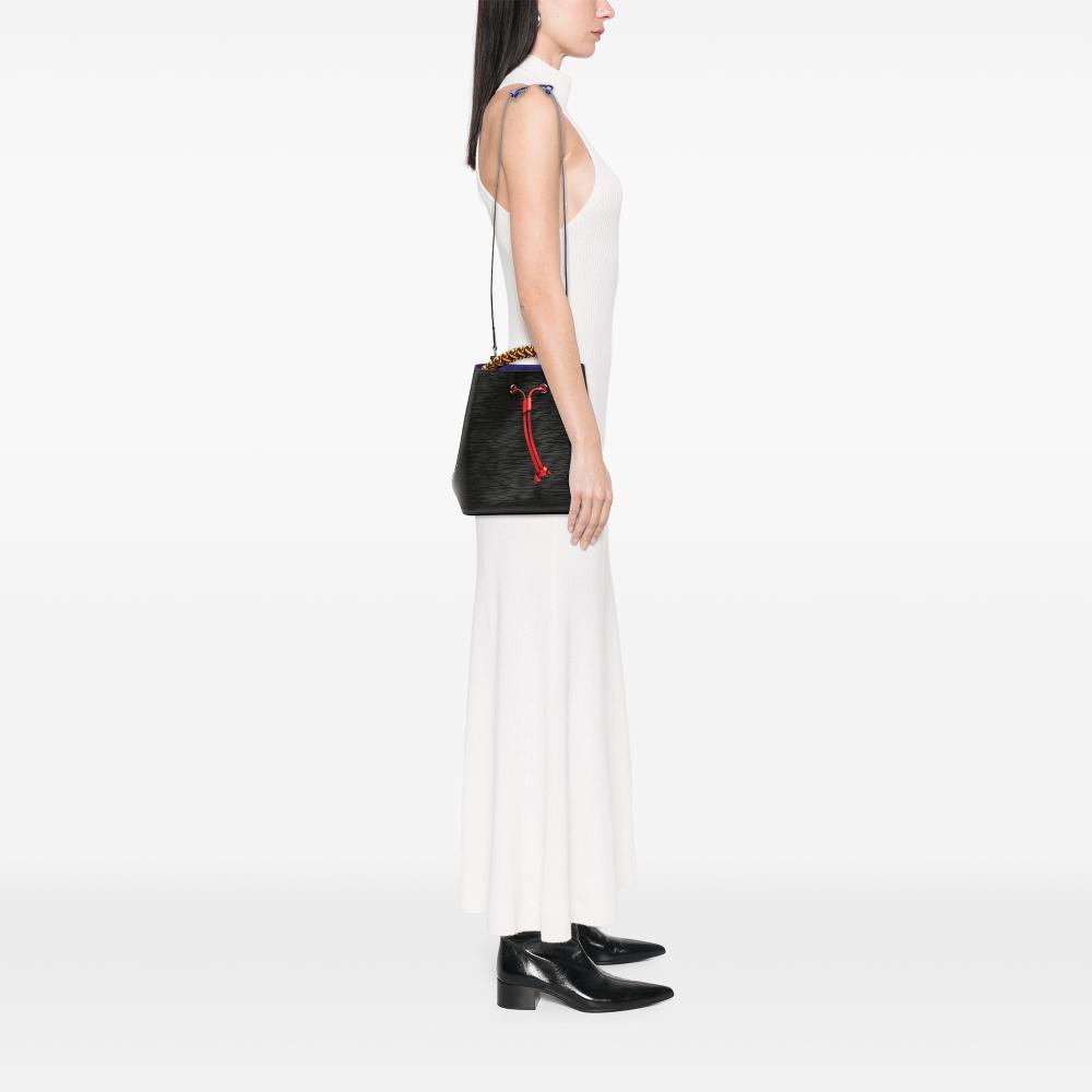 Louis Vuitton AB Louis Vuitton Blue Navy Epi Leather Leather Epi Braided Neonoe MM France