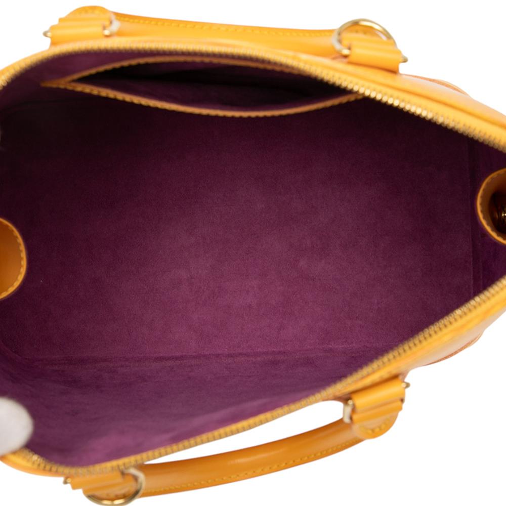 Louis Vuitton B Louis Vuitton Yellow Epi Leather Leather Epi Alma PM France