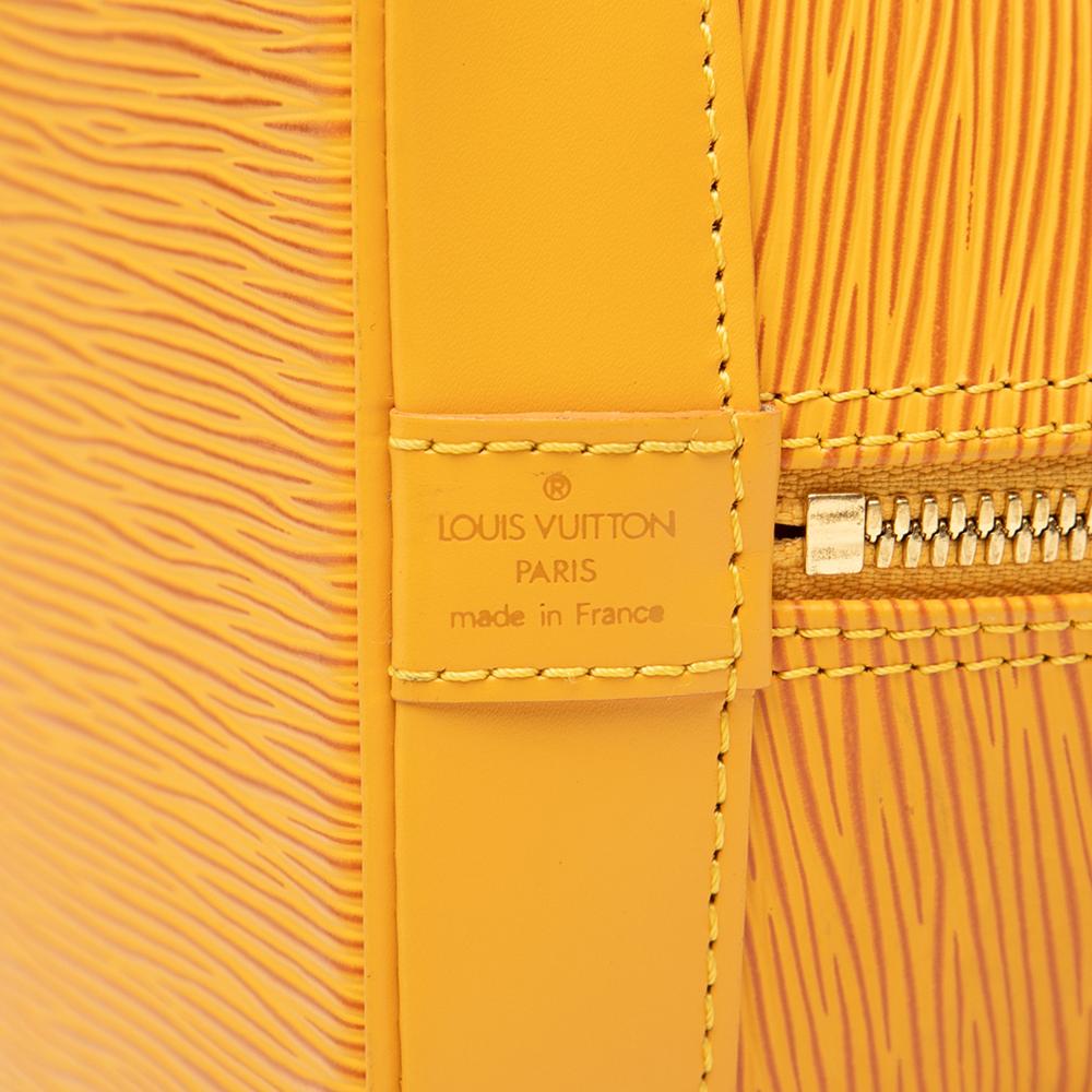 Louis Vuitton B Louis Vuitton Yellow Epi Leather Leather Epi Alma PM France