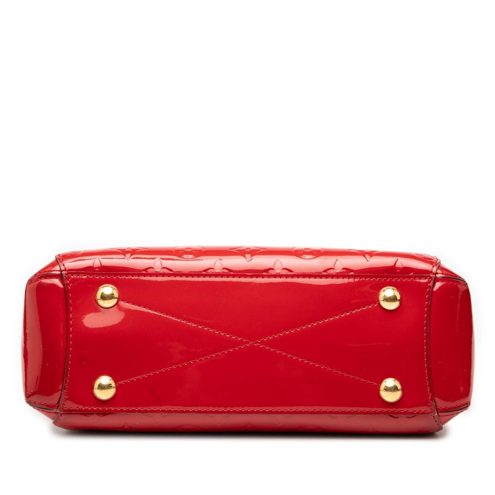 Louis Vuitton B Louis Vuitton Red Vernis Leather Leather Monogram Vernis Montaigne BB Spain