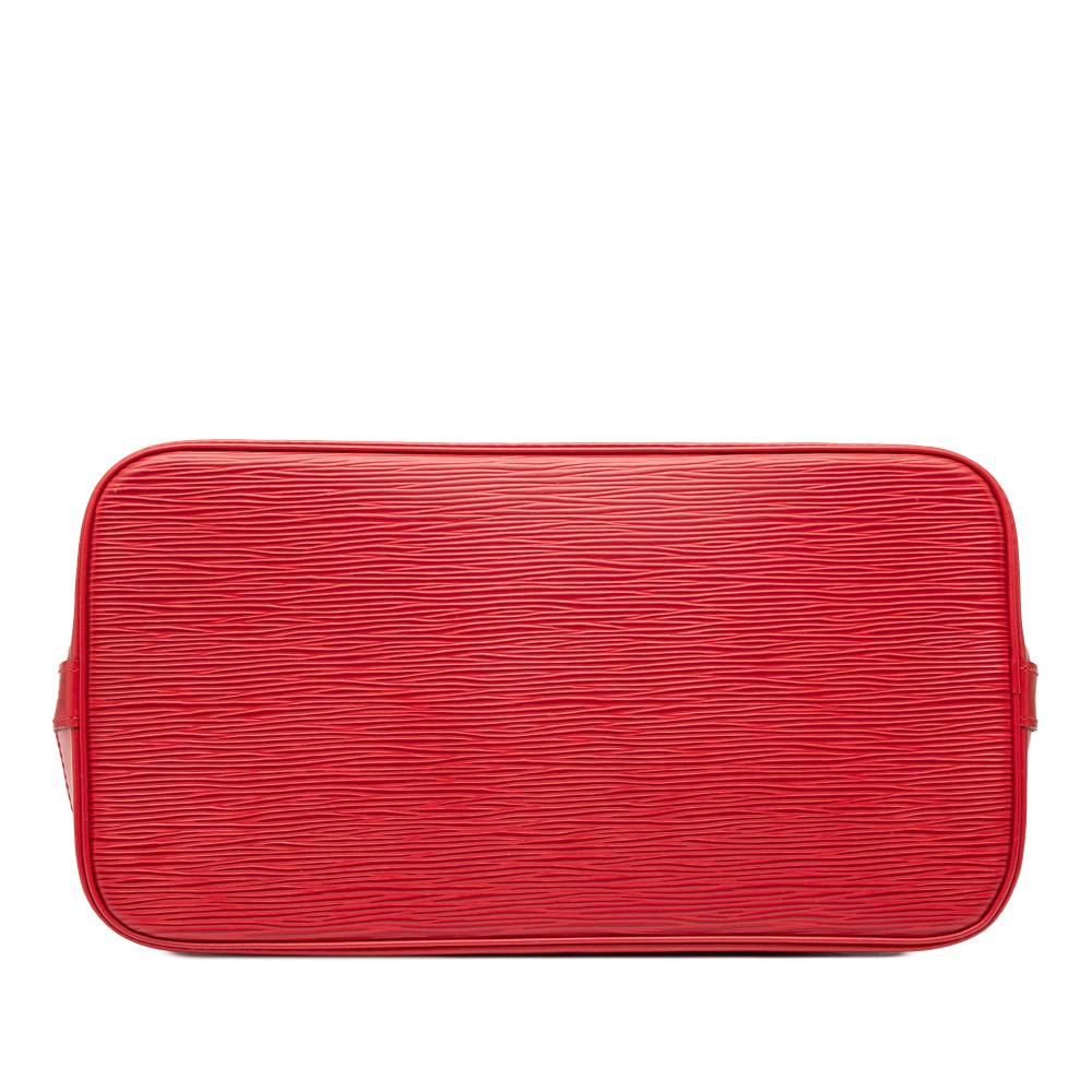 Louis Vuitton AB Louis Vuitton Red Epi Leather Leather Epi Alma PM France