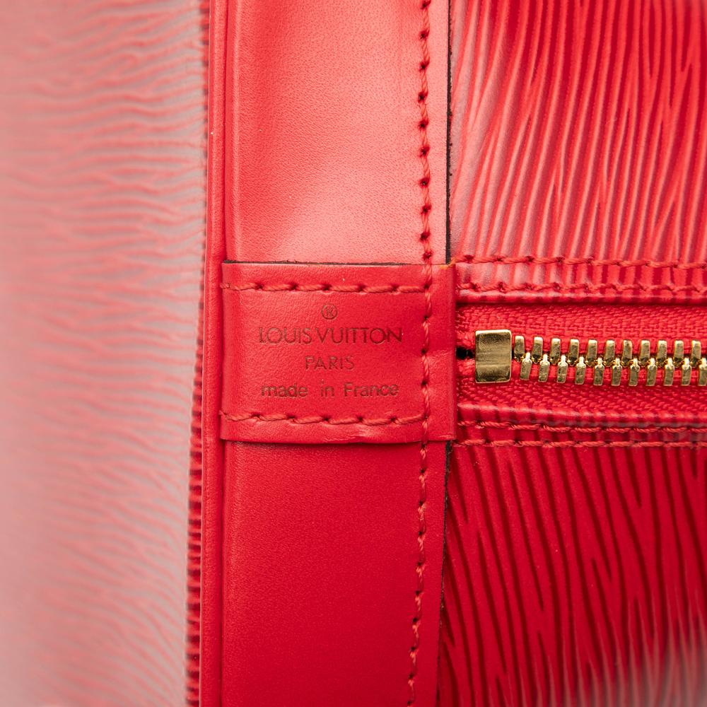 Louis Vuitton AB Louis Vuitton Red Epi Leather Leather Epi Alma PM France