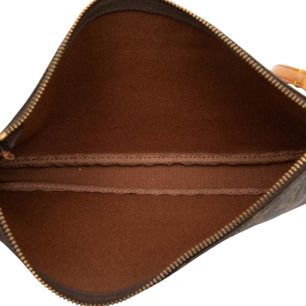 Louis Vuitton B Louis Vuitton Brown Monogram Canvas Fabric Monogram Pochette Accessoires France