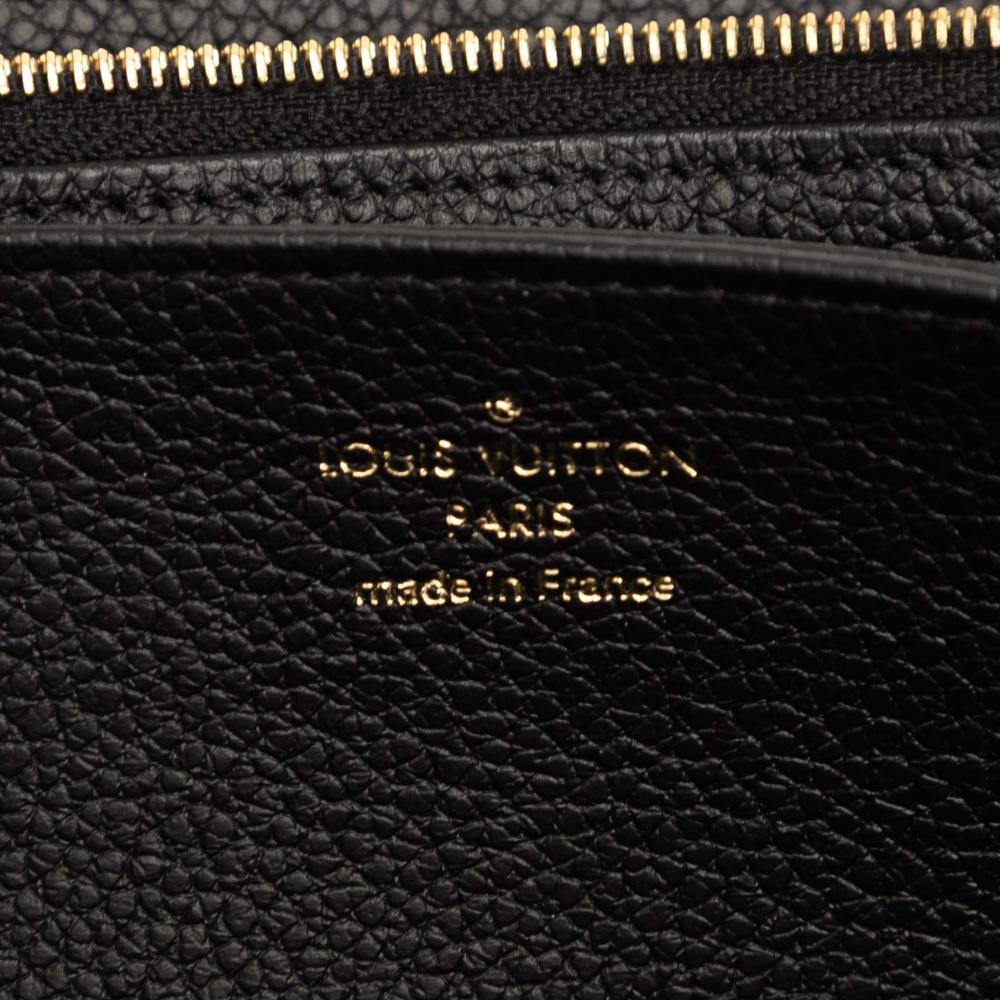 Louis Vuitton AB Louis Vuitton Black Monogram Empreinte Leather Giant Bicolor Zippy Long Wallet France