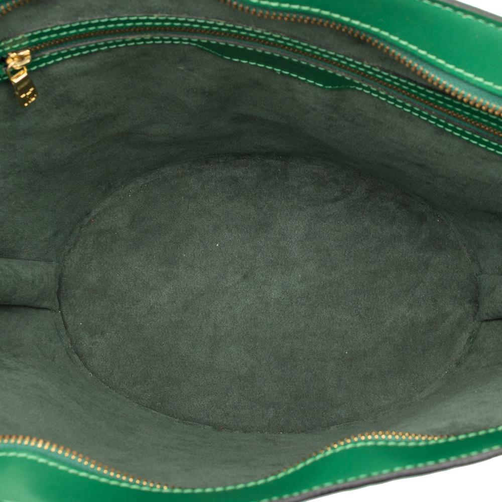 Louis Vuitton B Louis Vuitton Green Epi Leather Leather Epi Saint Jacques GM Long Strap France