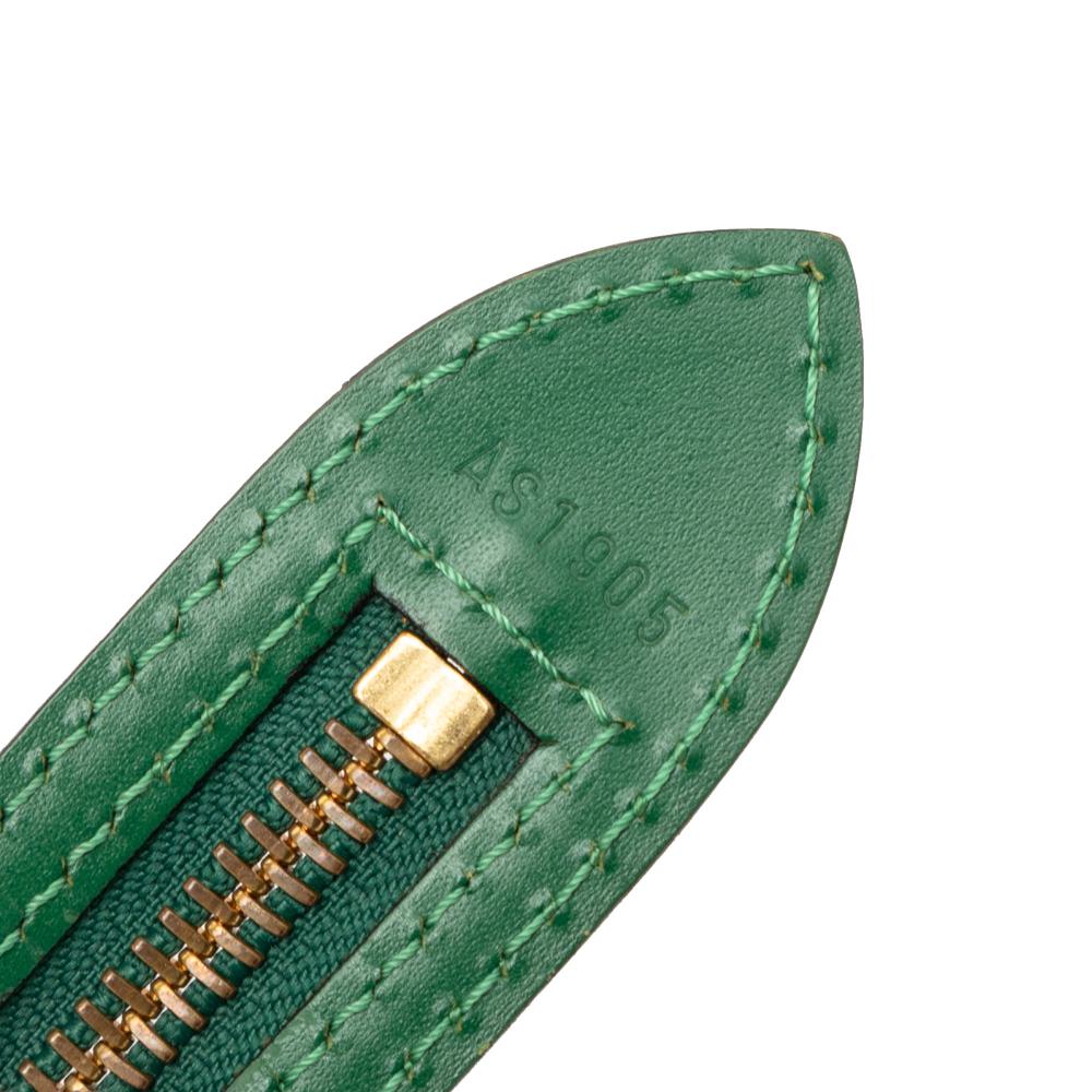 Louis Vuitton B Louis Vuitton Green Epi Leather Leather Epi Saint Jacques GM Long Strap France