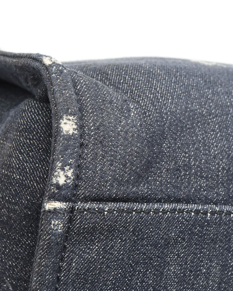 Chanel Denim Deauville MM Tote Bag