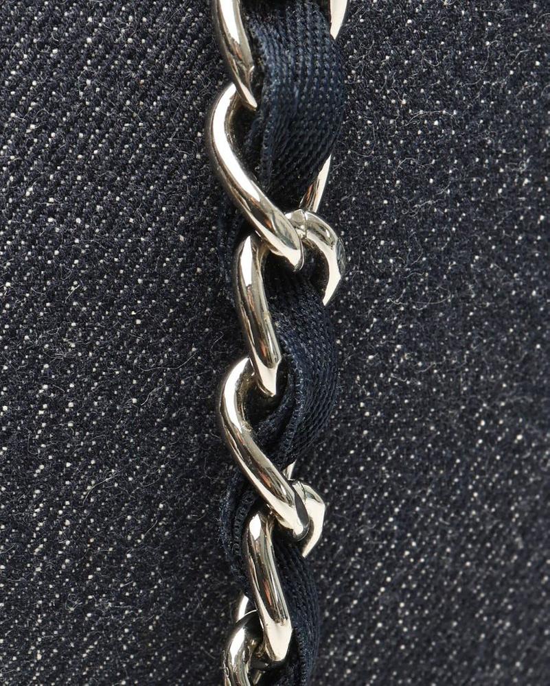 Chanel Denim Deauville MM Tote Bag