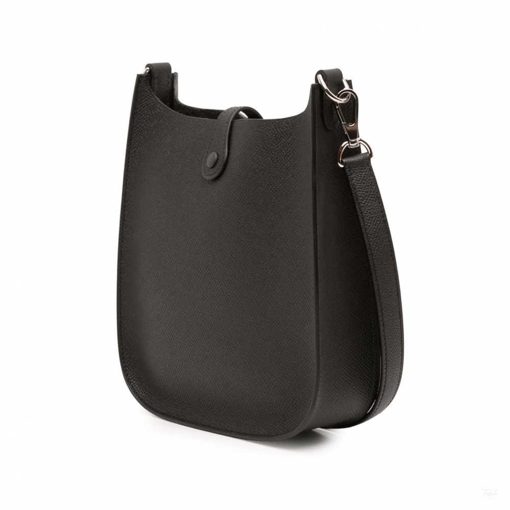 Hermès Evelyne 16 TPM Epsom Leather Hobo Crossbody Noir