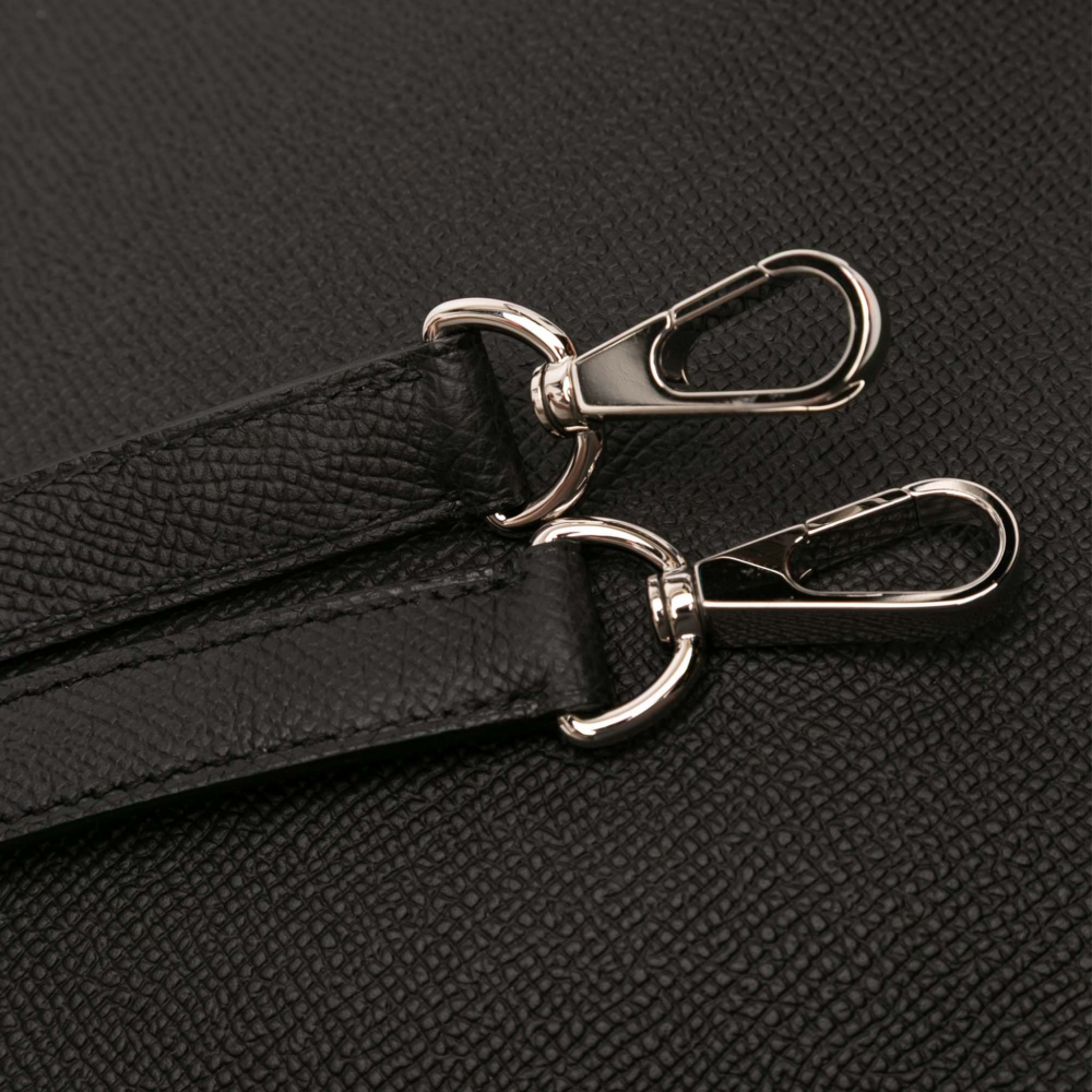 Hermès Evelyne 16 TPM Epsom Leather Hobo Crossbody Noir