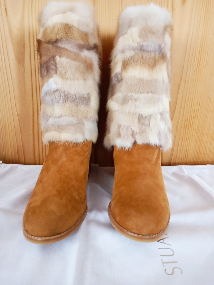 Stuart Weitzman Blizzard Mink Boots