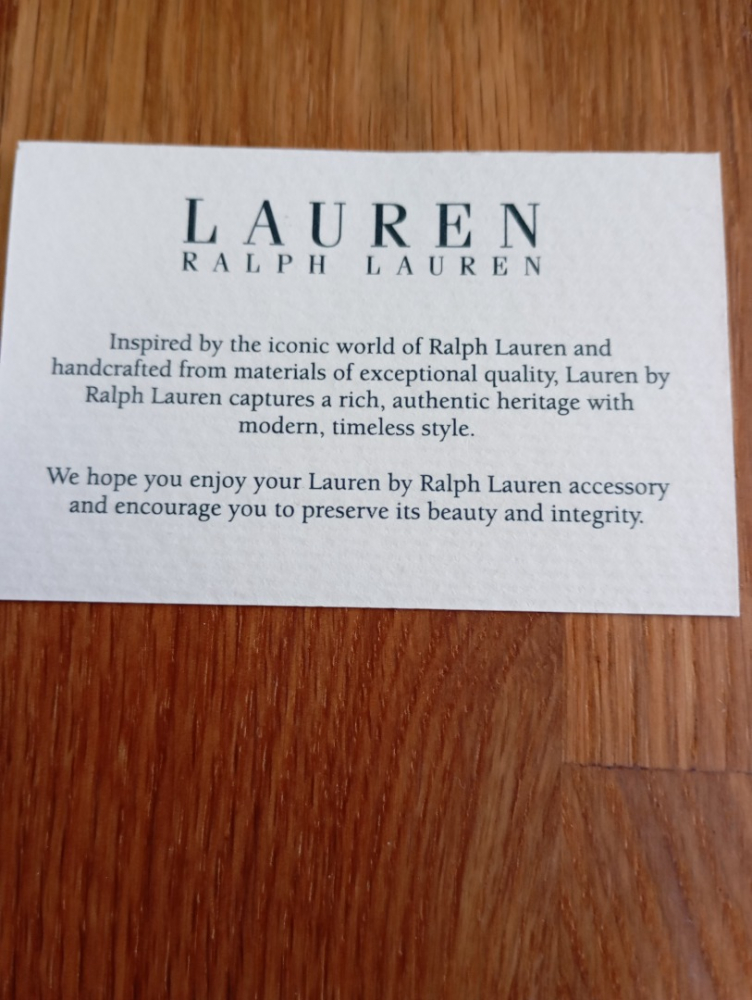 LAUREN Ralph Lauren Trousse de maquillage en cuir Ralph Lauren