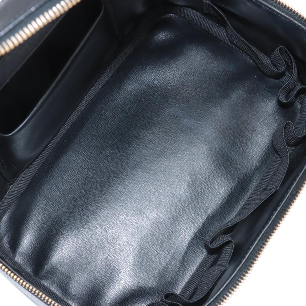 Chanel B Chanel Black Caviar Leather Leather CC Caviar Vanity Case Italy