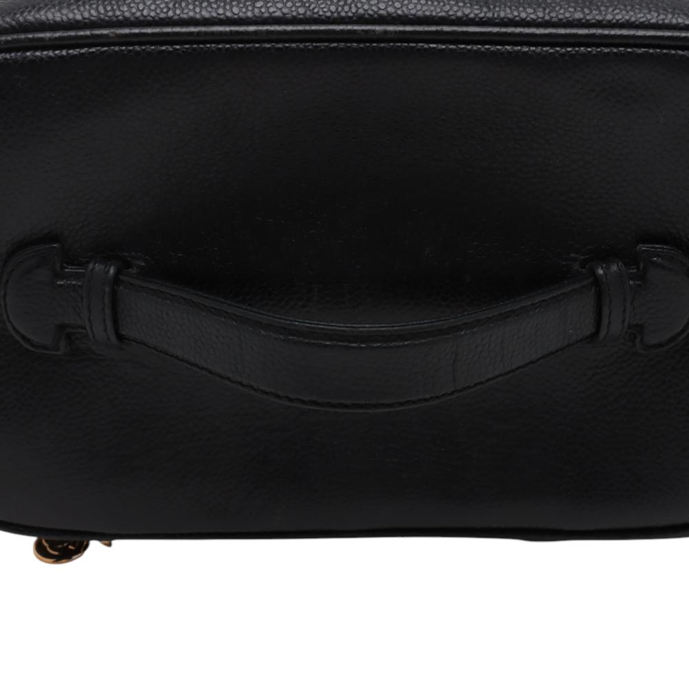 Chanel B Chanel Black Caviar Leather Leather CC Caviar Vanity Case Italy