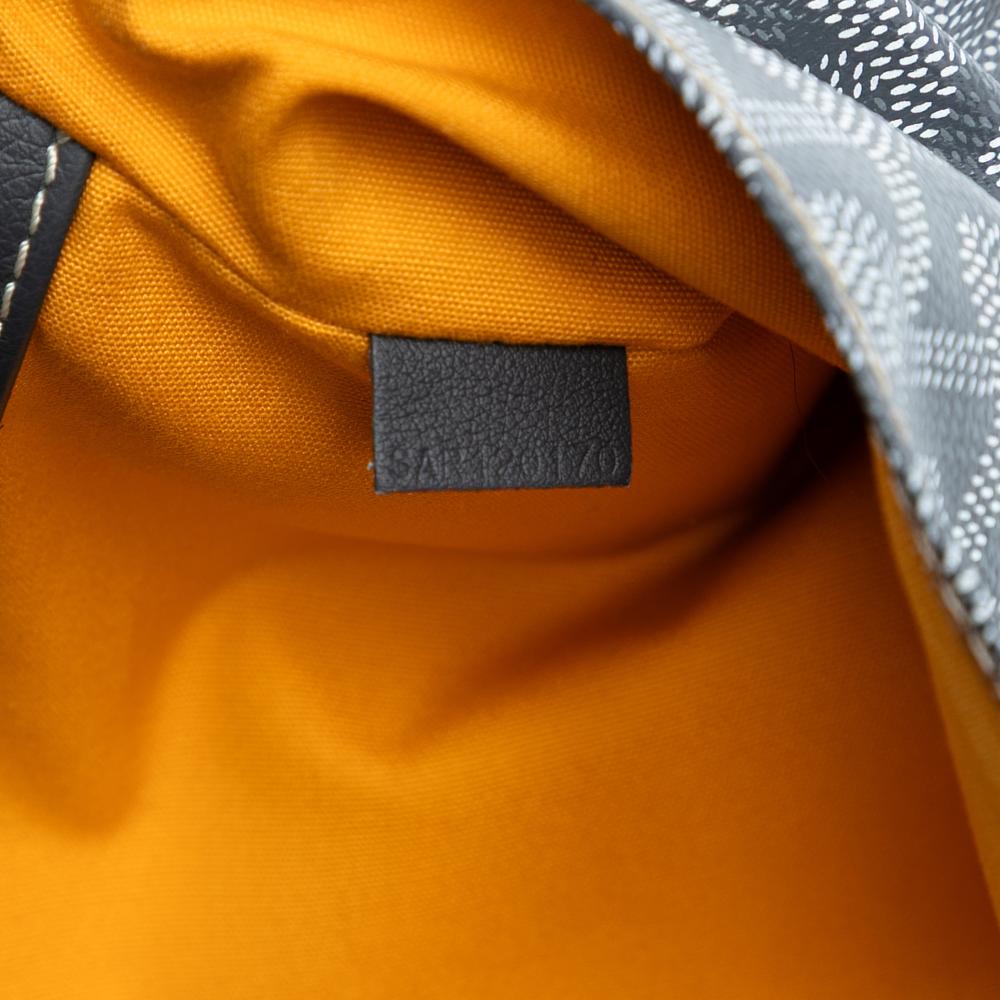 Goyard AB Goyard Gray Coated Canvas Fabric Goyardine Sainte Marie MM France