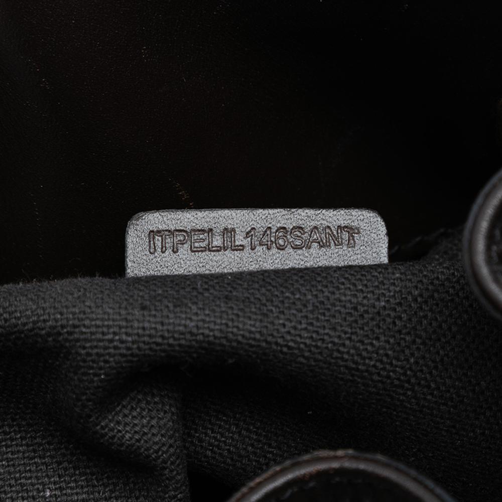 Burberry B Burberry Brown Beige Coated Canvas Fabric Medium Haymarket Check Willenmore Hobo Italy