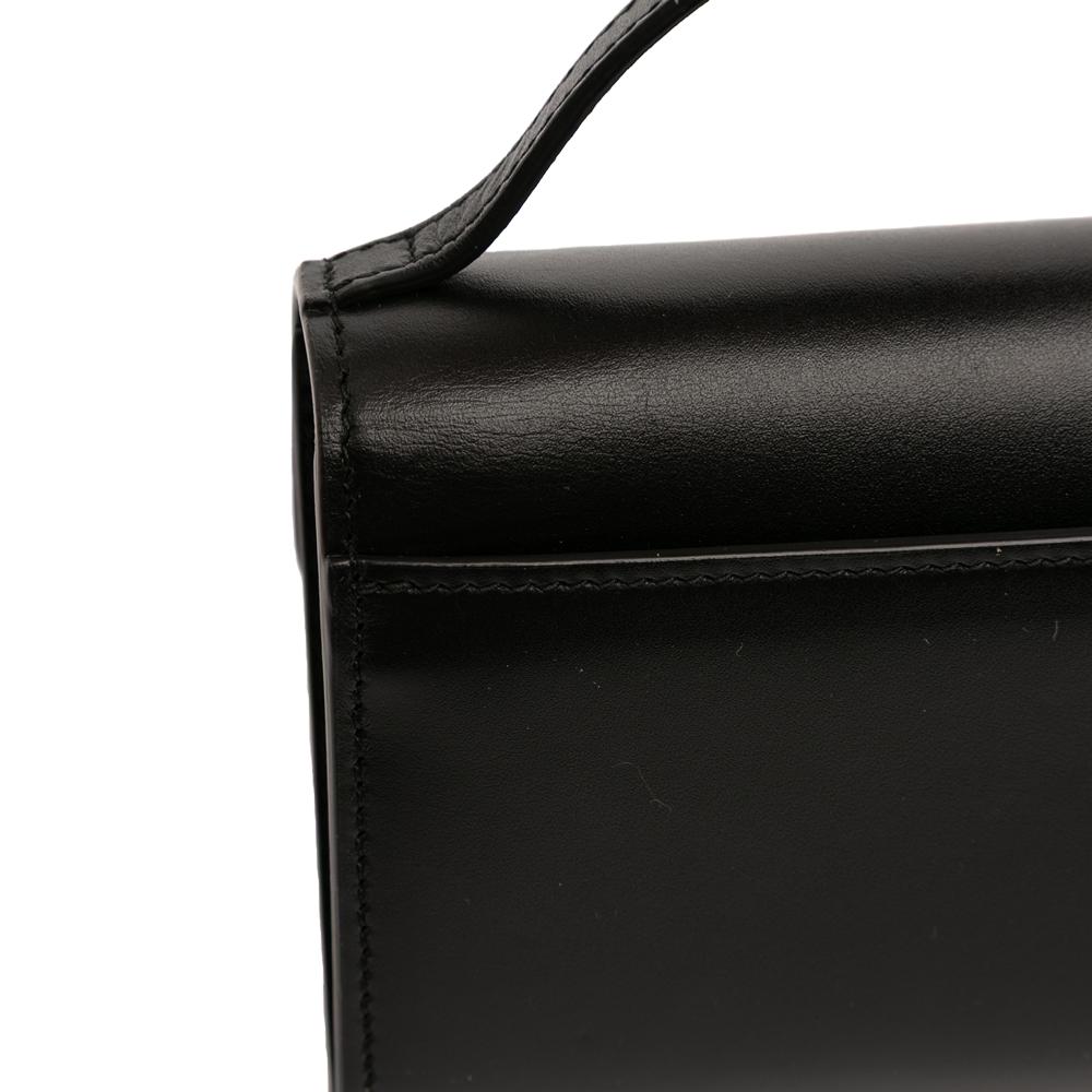 Gucci AB Gucci Black Calf Leather Mini Zumi Satchel Italy