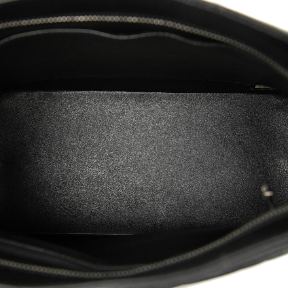 Chanel B Chanel Black Caviar Leather Leather Caviar Medallion Tote France