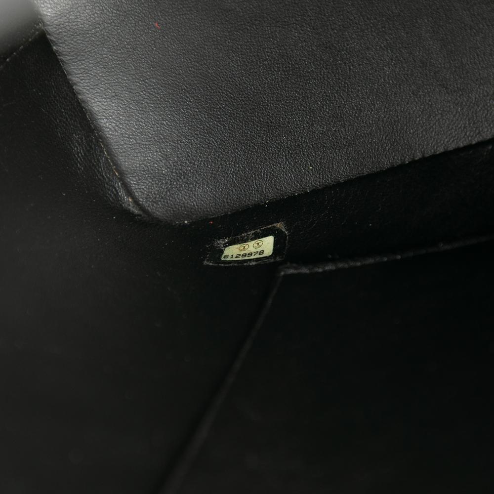 Chanel B Chanel Black Caviar Leather Leather Caviar Medallion Tote France