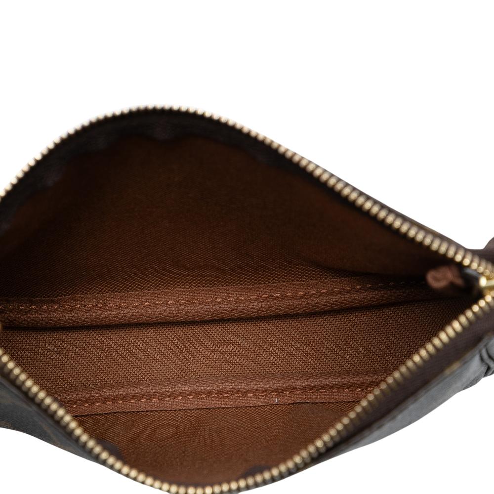 Louis Vuitton AB Louis Vuitton Brown Monogram Canvas Fabric Monogram Mini Pochette Accessoires France