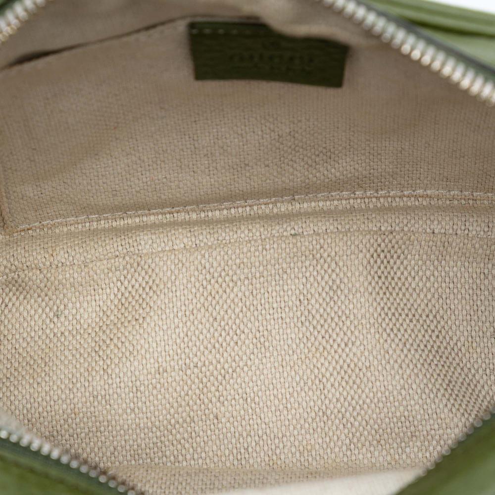 Gucci AB Gucci Green Olive Green Calf Leather Soho Disco Crossbody Italy