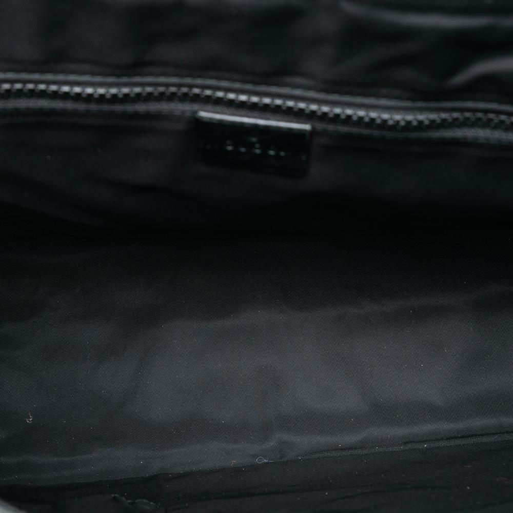 Gucci B Gucci Gray Coated Canvas Fabric GG Supreme Flap Messenger Bag Italy