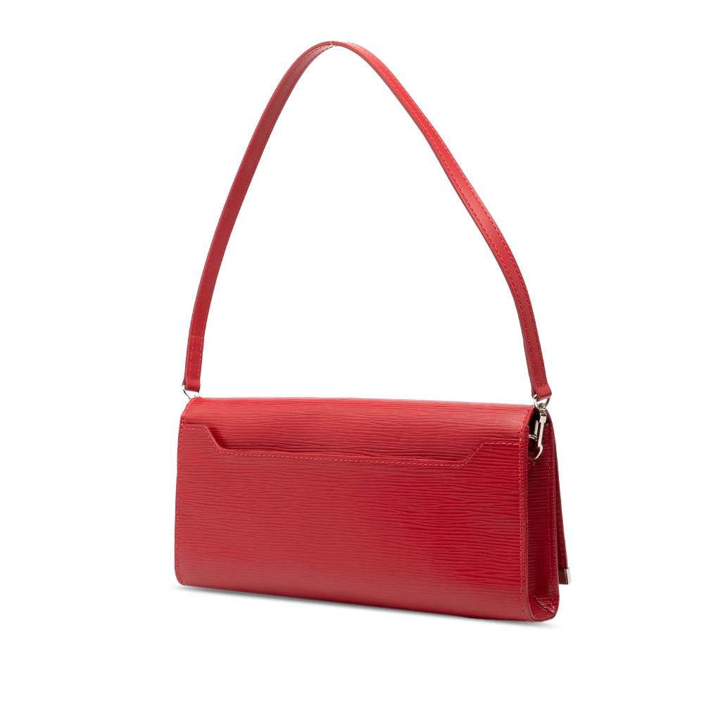 Louis Vuitton AB Louis Vuitton Red Epi Leather Leather Epi Sevigne Clutch France