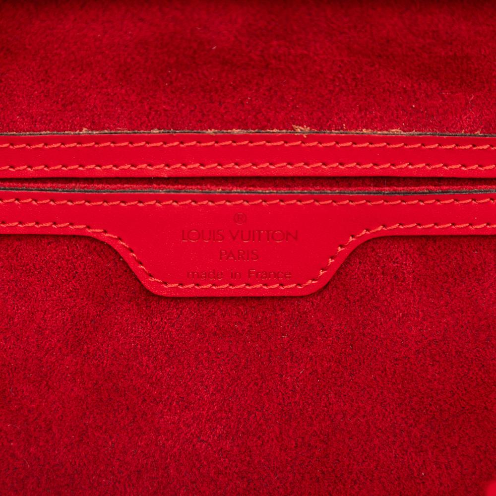 Louis Vuitton AB Louis Vuitton Red Epi Leather Leather Epi Soufflot France