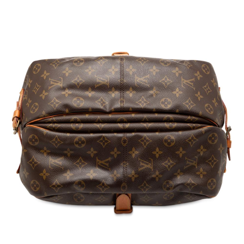 Louis Vuitton B Louis Vuitton Brown Monogram Canvas Fabric Monogram Saumur 35 France