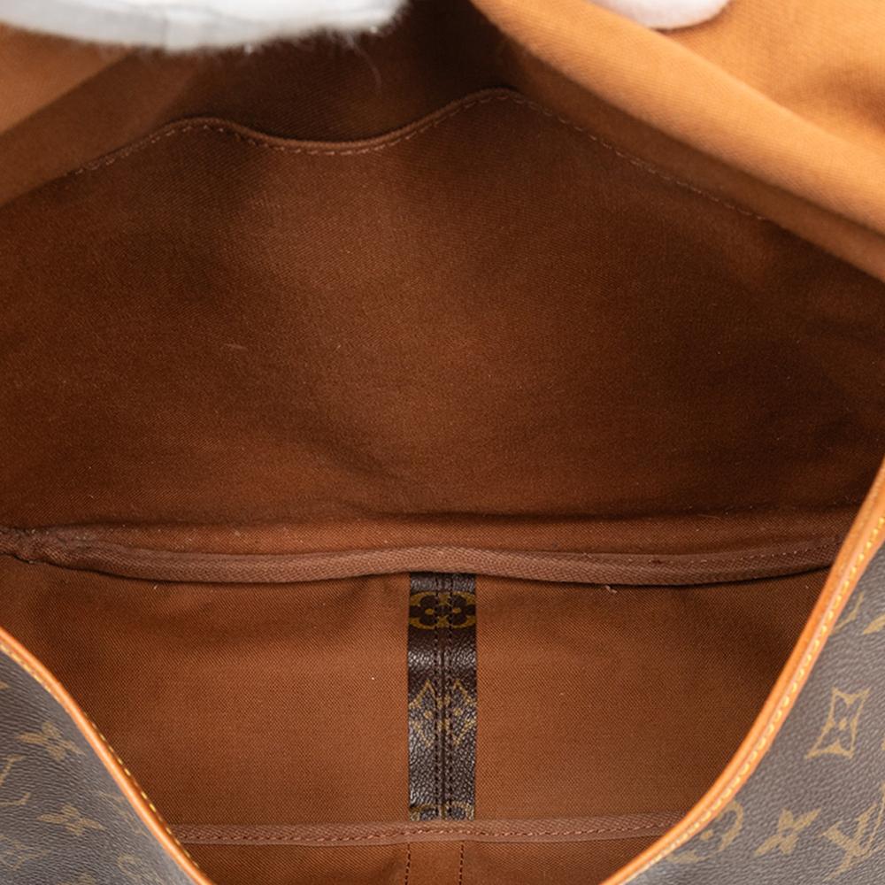 Louis Vuitton B Louis Vuitton Brown Monogram Canvas Fabric Monogram Saumur 35 France